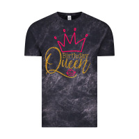 Cloud Black birthday queen shirt, womens birthday shirt, birthday t shirt Vintage Tee - linhVisuals