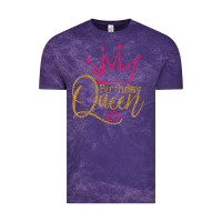 Cloud Purple birthday queen shirt, womens birthday shirt, birthday t shirt Vintage Tee - linhVisuals