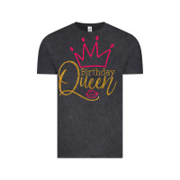 Vintage Black birthday queen shirt, womens birthday shirt, birthday t shirt Vintage Tee - linhVisuals