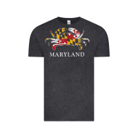 Vintage Black retro maryland crab state flag vintage travel tank top Vintage Tee - linhVisuals