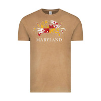 Vintage Camel retro maryland crab state flag vintage travel tank top Vintage Tee - linhVisuals