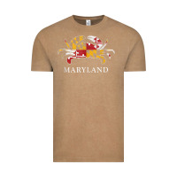 Vintage Coffee retro maryland crab state flag vintage travel tank top Vintage Tee - linhVisuals