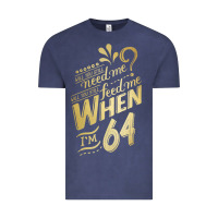 Vintage Denim will you still need me when i'm 64 birthday for wife 64 love premium t Vintage Tee - linhVisuals
