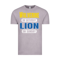 Vintage Zinc wolverine on saturday lion on sunday fans detroit vintage pullover hoo Vintage Tee - linhVisuals