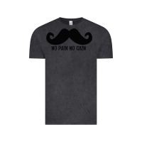 Vintage Black MUSTACHE Vintage Tee - linhVisuals