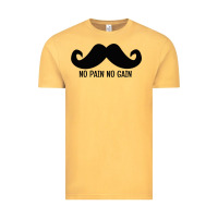 Vintage Mustard MUSTACHE Vintage Tee - linhVisuals