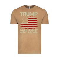 Vintage Camel vintage usa american flag trump was right about everything pullover ho Vintage Tee - linhVisuals