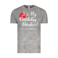 Cloud Rock womens it's my birthday bitches! funny drunk party birthday girls v ne Vintage Tee - linhVisuals