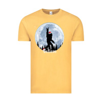 Vintage Mustard santa bigfoot christmas rock funny sasquatch believe xmas t shirt Vintage Tee - linhVisuals