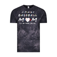 Cloud Black baseball coach crazy mom baseball Vintage Tee - linhVisuals