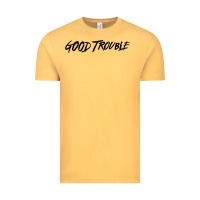 Vintage Mustard good trouble Vintage Tee - linhVisuals