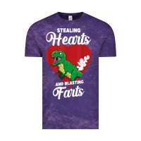 Cloud Purple stealing hearts and blasting farts valentine's day t shirt Vintage Tee - linhVisuals