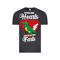 Vintage Black stealing hearts and blasting farts valentine's day t shirt Vintage Tee - linhVisuals