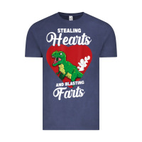 Vintage Denim stealing hearts and blasting farts valentine's day t shirt Vintage Tee - linhVisuals