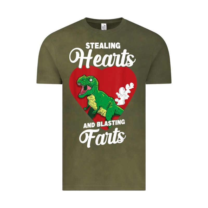 Stealing Hearts And Blasting Farts Valentine's Day T Shirt Vintage Tee by linhVisuals | Teevron