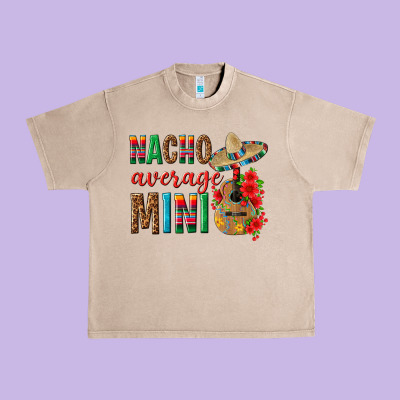Nacho Average Mini Urban Heavy Tee Designed By Texasbilliewilder