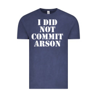 Vintage Denim i did not commit arson for arson investigator t shirt Vintage Tee - linhVisuals