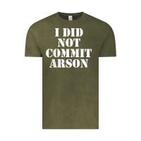 Vintage Olive i did not commit arson for arson investigator t shirt Vintage Tee - linhVisuals