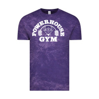Cloud Purple POWERHOUSE GYM POPULAR Vintage Tee - linhVisuals