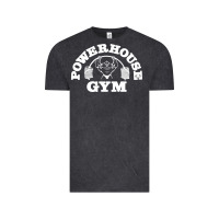 Vintage Black POWERHOUSE GYM POPULAR Vintage Tee - linhVisuals