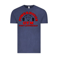 Vintage Denim POWERHOUSE GYM CLASSIC Vintage Tee - linhVisuals
