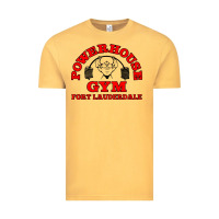 Vintage Mustard POWERHOUSE GYM CLASSIC Vintage Tee - linhVisuals