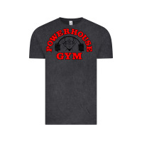 Vintage Black POWERHOUSE GYM VINTAGE SPORT Vintage Tee - linhVisuals