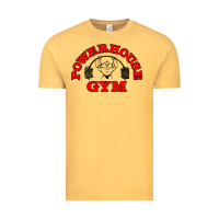 Vintage Mustard POWERHOUSE GYM VINTAGE SPORT Vintage Tee - linhVisuals