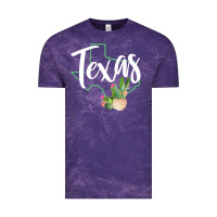 Cloud Purple texas state map pride cactus vintage texas sweatshirt Vintage Tee - linhVisuals