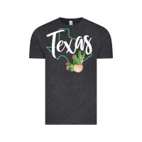 Vintage Black texas state map pride cactus vintage texas sweatshirt Vintage Tee - linhVisuals