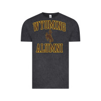 Vintage Black wyoming cowboys apparel alumni classic arch long sleeve t shirt Vintage Tee - linhVisuals