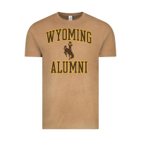 Vintage Camel wyoming cowboys apparel alumni classic arch long sleeve t shirt Vintage Tee - linhVisuals