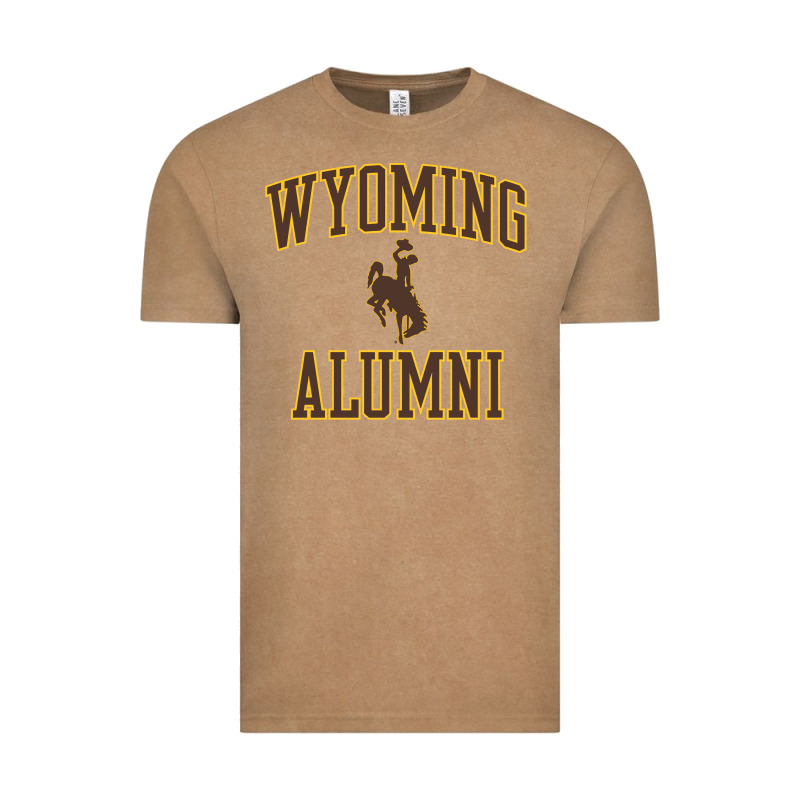 Wyoming Cowboys Apparel Alumni Classic Arch Long Sleeve T Shirt Vintage Tee by linhVisuals | Teevron