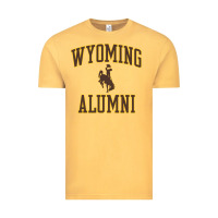 Vintage Mustard wyoming cowboys apparel alumni classic arch long sleeve t shirt Vintage Tee - linhVisuals