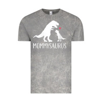 Cloud Rock womens mommysaurus mom and baby dinosaur v neck t shirt Vintage Tee - linhVisuals