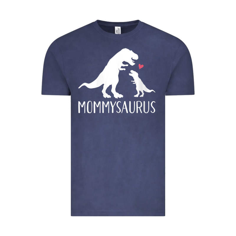 Womens Mommysaurus Mom And Baby Dinosaur V Neck T Shirt Vintage Tee by linhVisuals | Teevron