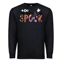 Black too cute to spook Premium Sweatshirt - CowhideDigitalArt