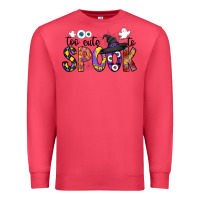 Cardinal too cute to spook Premium Sweatshirt - CowhideDigitalArt