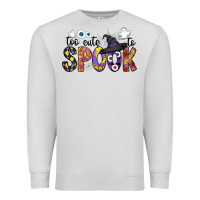 Dove Grey too cute to spook Premium Sweatshirt - CowhideDigitalArt