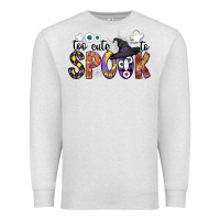 Oatmeal Heather too cute to spook Premium Sweatshirt - CowhideDigitalArt