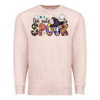Pale Pink too cute to spook Premium Sweatshirt - CowhideDigitalArt