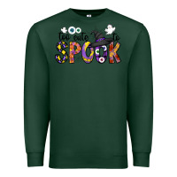 Sports Green too cute to spook Premium Sweatshirt - CowhideDigitalArt