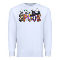 White too cute to spook Premium Sweatshirt - CowhideDigitalArt