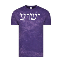 Cloud Purple yeshua jesus in hebrew pullover hoodie Vintage Tee - linhVisuals