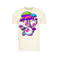 Vintage Arctic psychedelic mushroom hippie magic fungus shrooms trance rave t shirt Vintage Tee - linhVisuals