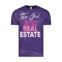 Cloud Purple this girl sells real estate realtor real estate agent broker t shirt Vintage Tee - linhVisuals