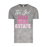 Cloud Rock this girl sells real estate realtor real estate agent broker t shirt Vintage Tee - linhVisuals