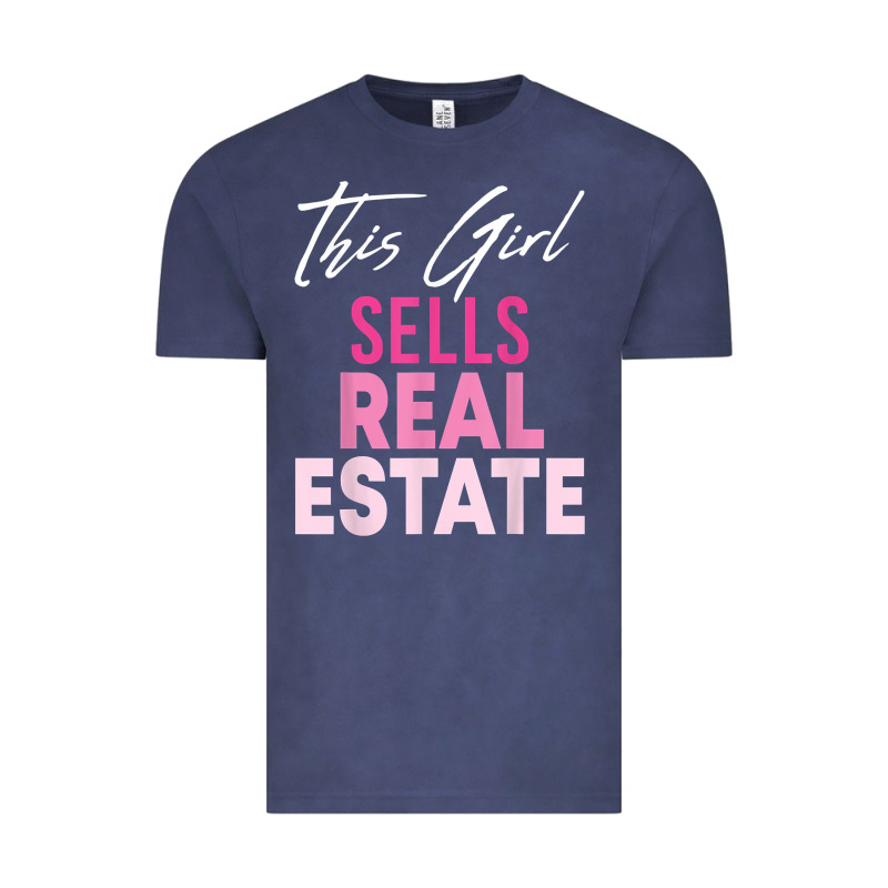 This Girl Sells Real Estate Realtor Real Estate Agent Broker T Shirt Vintage Tee by linhVisuals | Teevron
