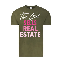 Vintage Olive this girl sells real estate realtor real estate agent broker t shirt Vintage Tee - linhVisuals