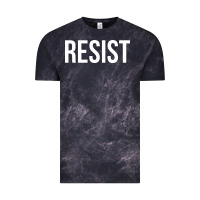 Cloud Black resist mens Vintage Tee - linhVisuals